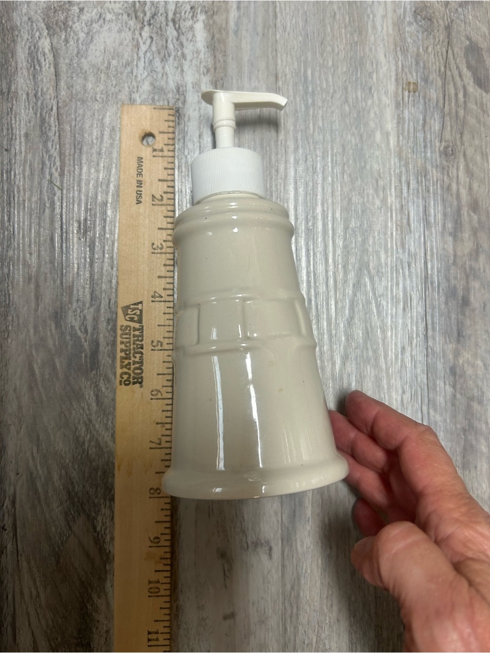 Longaberger Ivory Woven Traditions Soap Dispenser